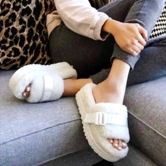 UGG | Shoes | Ugg Fluffita Cream White 